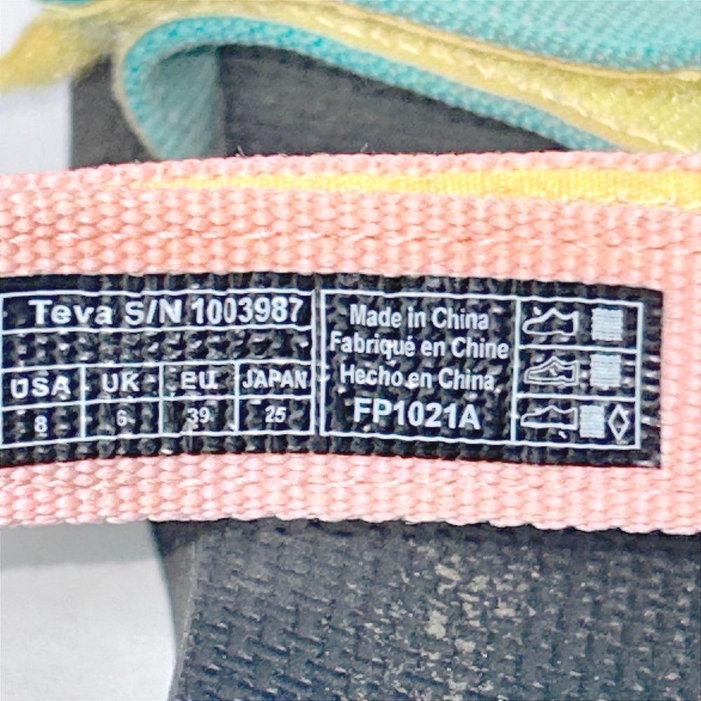 Teva Original Universal Sandals Women's 8 Multicolor Sport Hiking - Picture 5 of 6